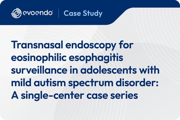 Transnasal endoscopy for eosinophilic esophagitis surveillance in adolescents with mild autism spectrum disorder: A single-center case series