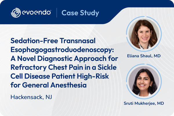 Sedation-Free Transnasal Esophagogastroduodenoscopy: A Novel Diagnostic Approach for Refractory Chest Pain in aSickle Cell Disease Patient High-Risk for General Anesthesia